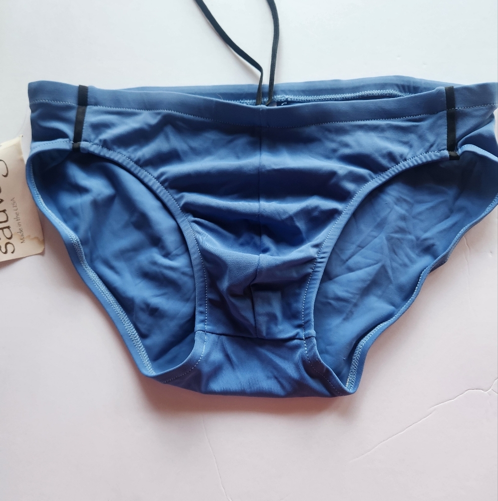 Men's Blue Swim Briefs